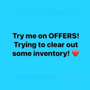 Send me reasonable offers!!